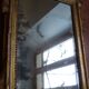 Louis XVI mirror (eighteenth century) in gilded stucco wood H 80 cm