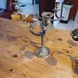 Pair of 19th century bronze candlesticks