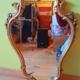 Gilded baroque mirror