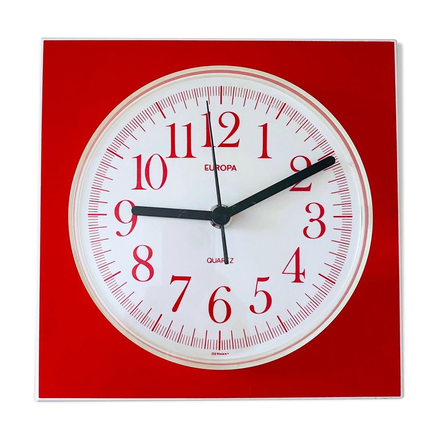 Europa wall clock, space age, 70's kitchen