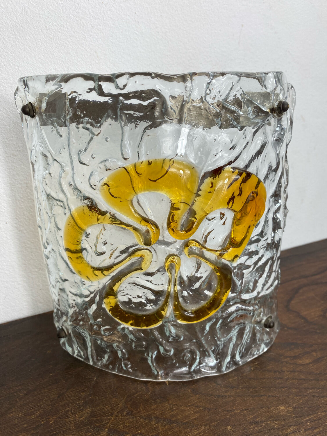 Murano glass wall sconce