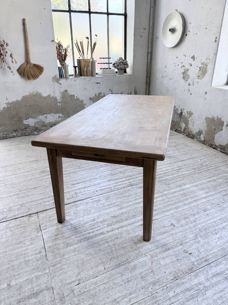 Oak farmhouse table 180cm