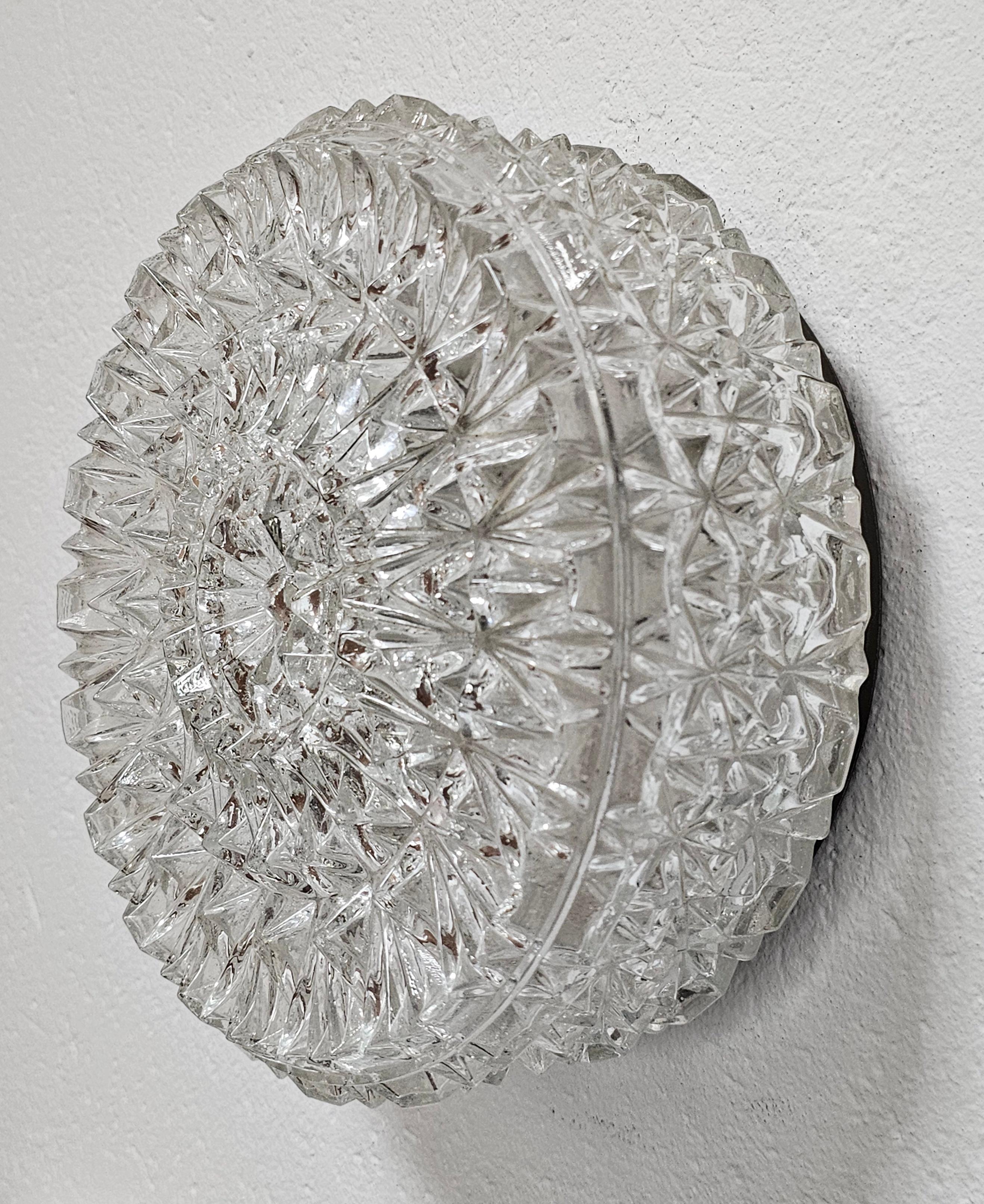 Mid Century wall lamp or ceiling light by ERCO from the 1960s.