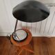 Paire de lampes soucoupe aluminor