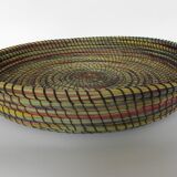 Natural vegetable fiber basket hand-woven Wall decoration