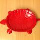 Turtle pocket emptier in enameled red cast iron by Castirone France