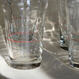 Antique pastis glass