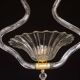 Trasparent Murano Glass Chandelier by Barovier e Toso, 1950s