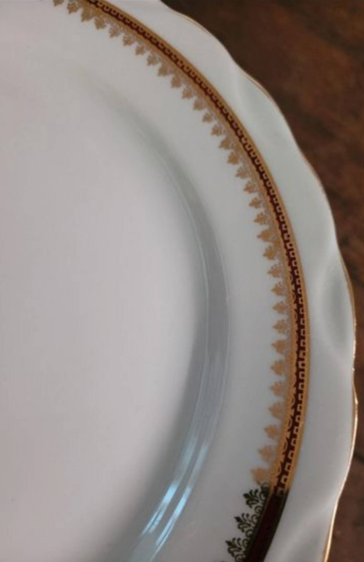 10 porcelain plates Masse & Surget - 1957