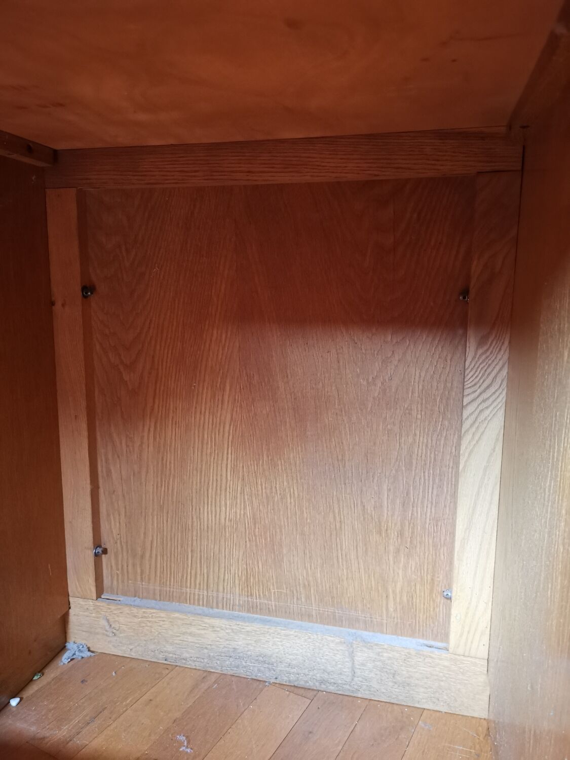 Wooden desk from the 1950s administration type