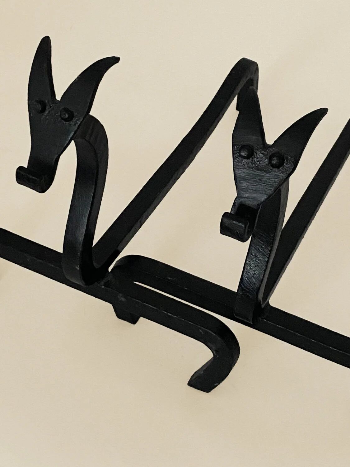 Pair of zoomorphic andirons
