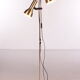 Vintage Danish gold floor lamp by Dansa, 1960s