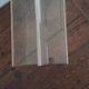 Vintage magazine rack in transparent plexiglass from the 1970s.