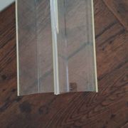 Porte-revues vintage en plexis-glace transparent années 1970