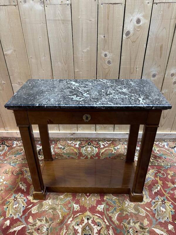 Console époque empire en acajou