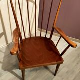 Pair of Baumann fan model armchairs