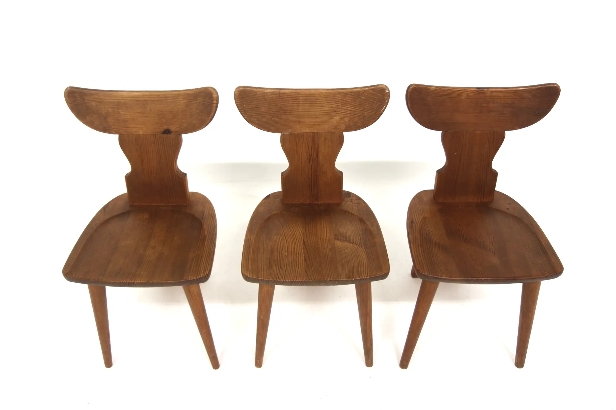 Dining table and 8 chairs "Ängåsen", Sportstugemöbel, Sweden, 1940
