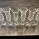Lot de 6 flûtes en verre bullé