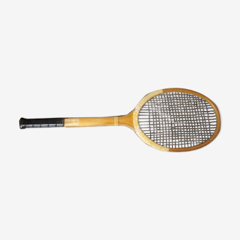 Dunlop wooden tennis racket