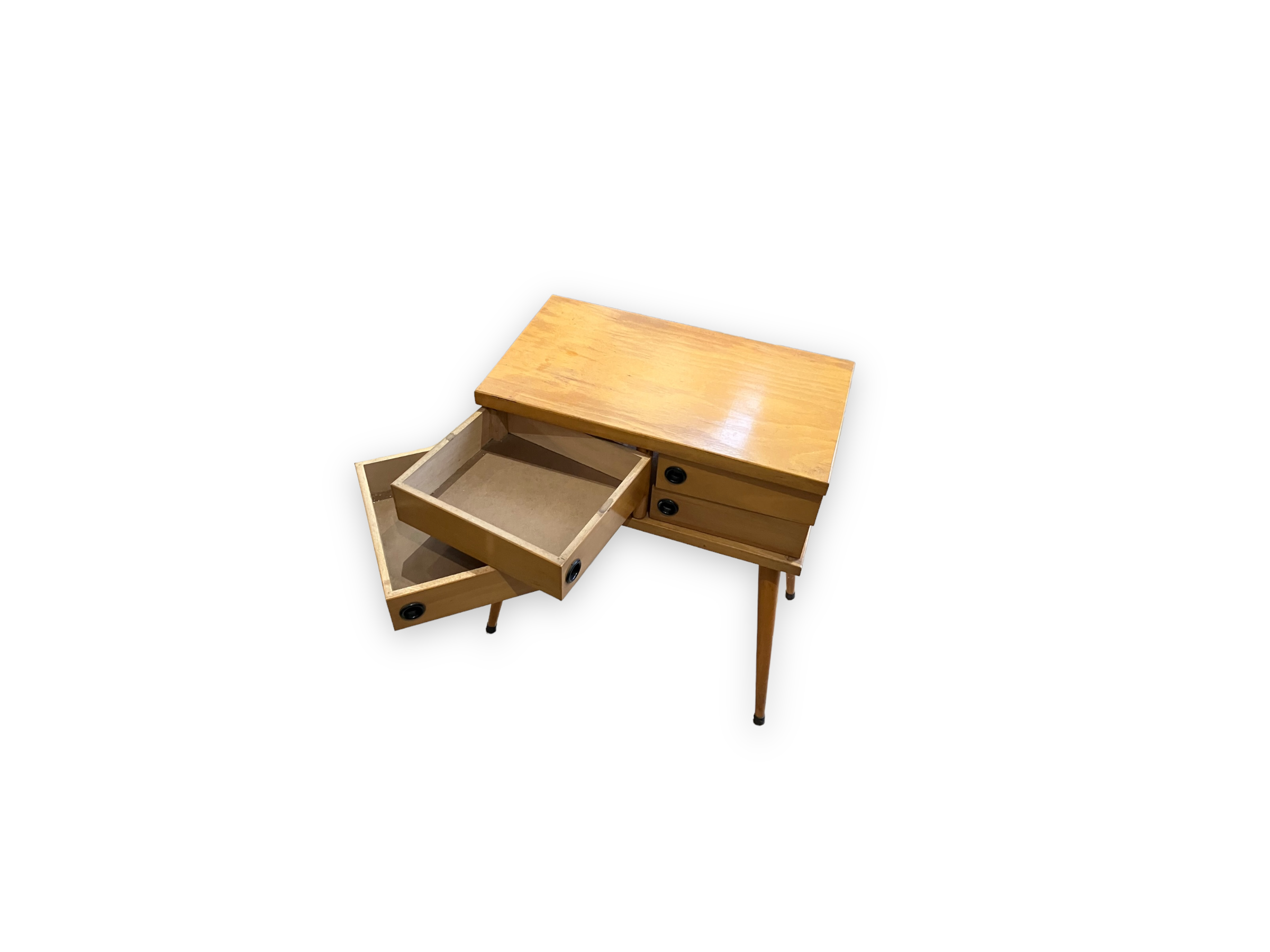 Vintage scandinavian light wood worker