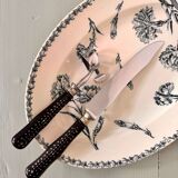 12 table knives and leg of lamb service 1900