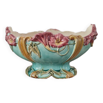 Glazed Barbotine Vase