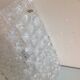 Wall lamp in ice glass and diamond tips / vintage 60s-70s