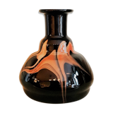 Soliflore vase in marbled glass signed Maure Viel