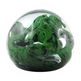 Sulfide paperweight robert pierini glass biot glass paperweight/novaro/green.
