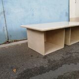 White marble coffee table