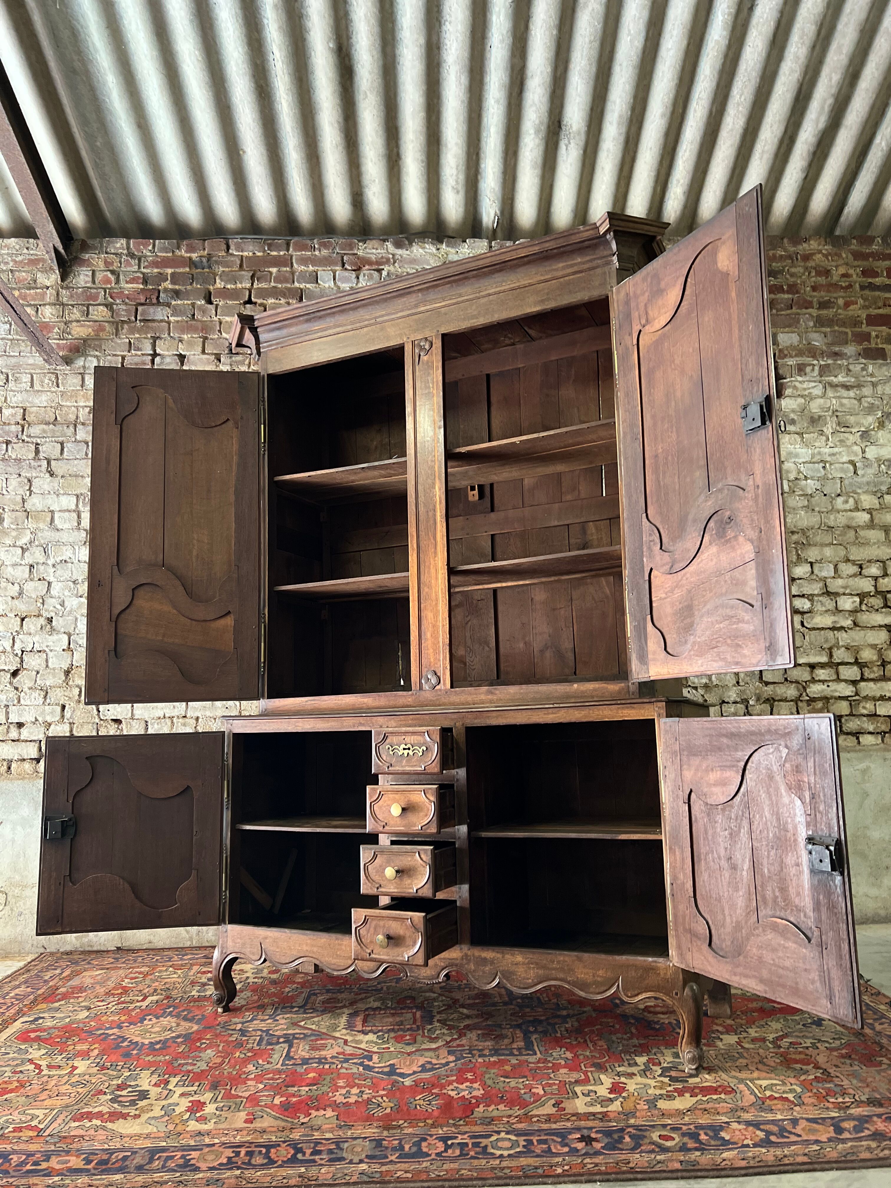 Buffet two oak bodies of period Louis XV XVIII th century