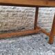Table de ferme en chêne  220 cm