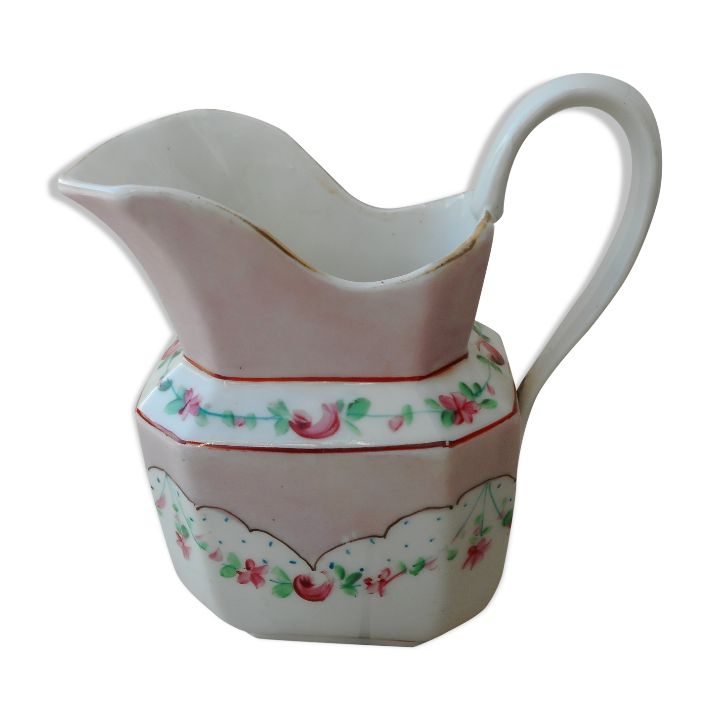 Ancient porcelain pitcher