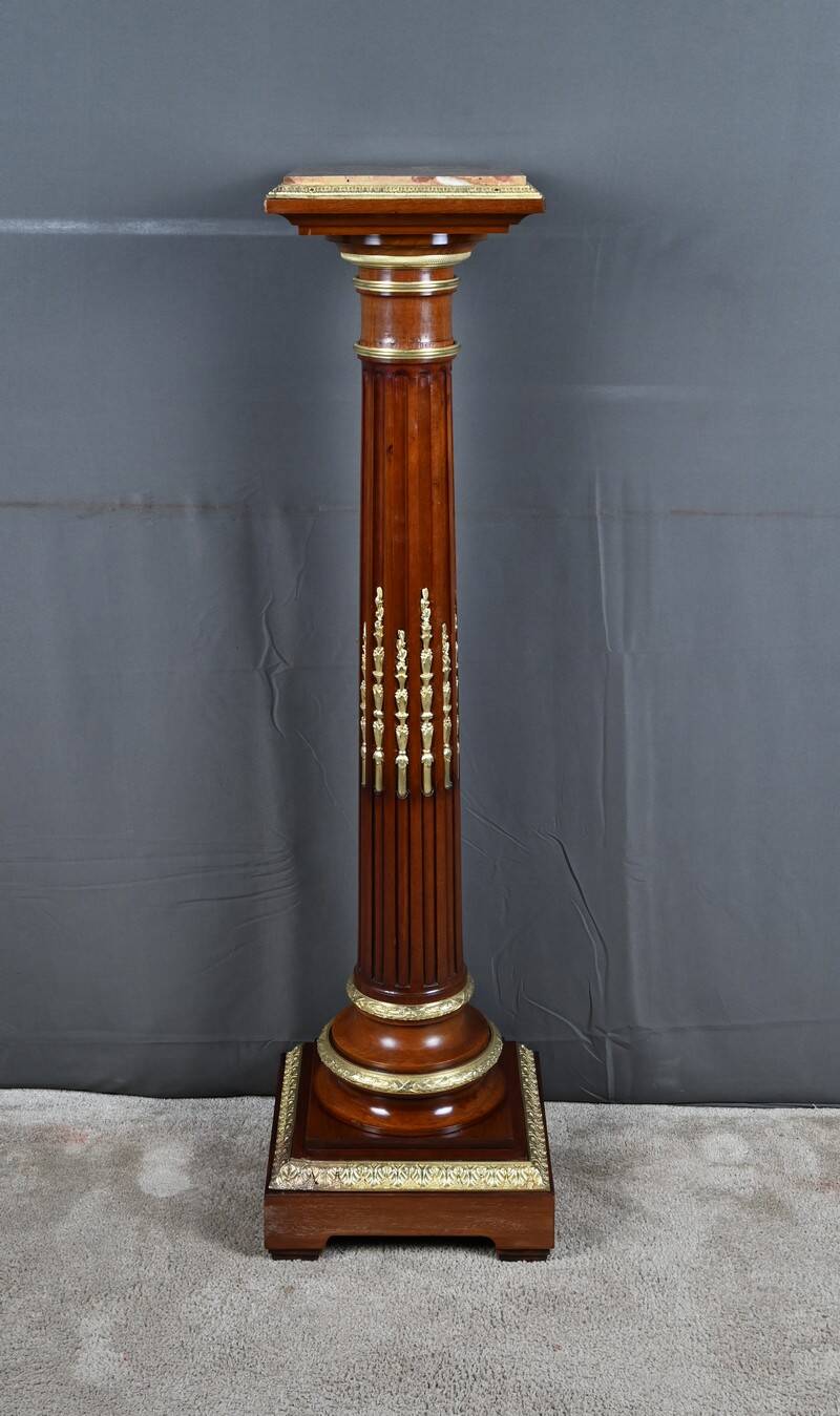 Pivoting column in Mahogany, Napoleon III style – 1900