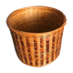 Cache-pot vintage en osier tressé