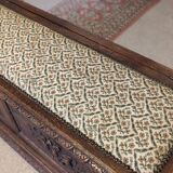 Oak chest bench