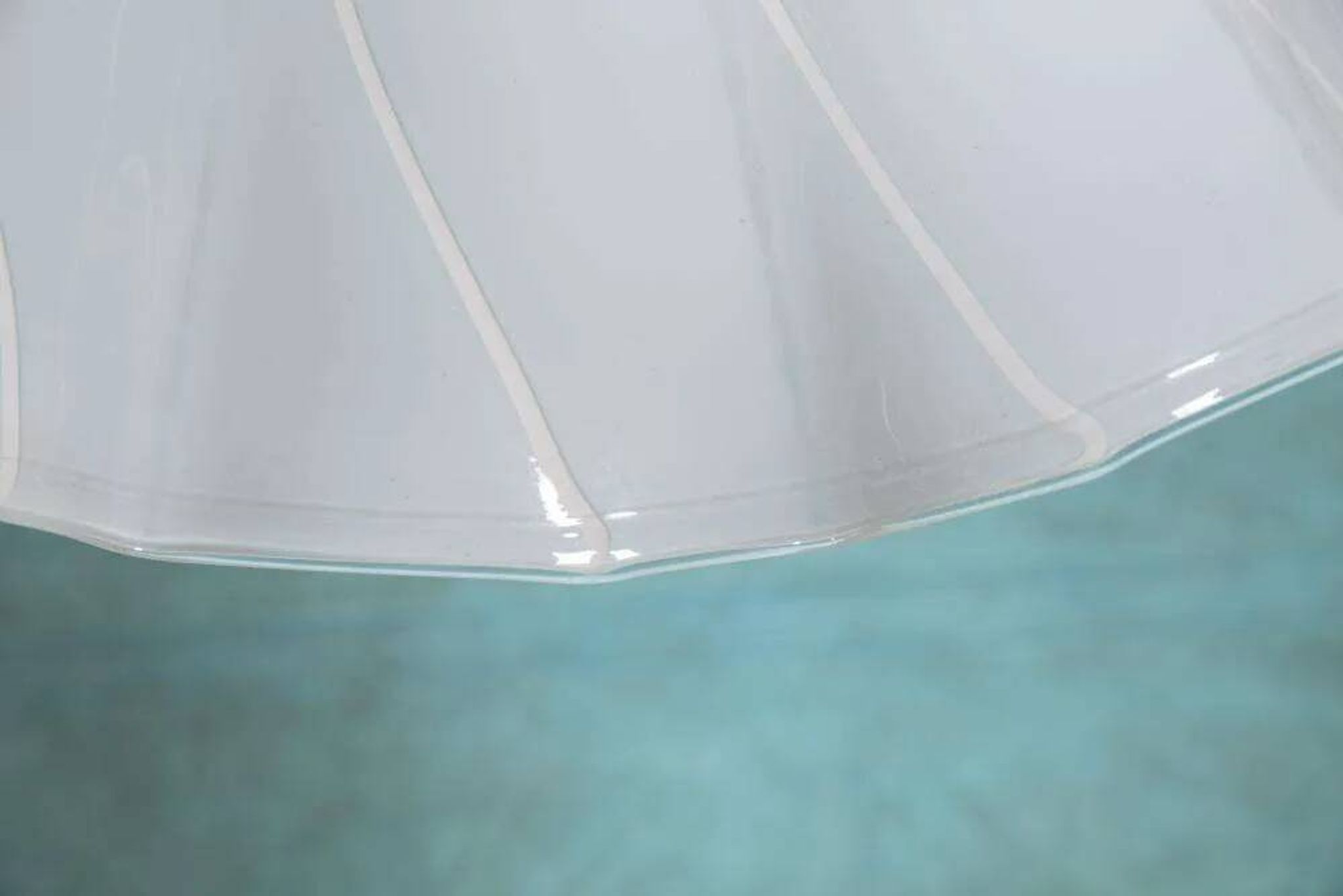 Vintage glass suspension lamp Kalmar Fazzoletto