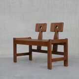 Banquette 2 places & fauteuil de Guillerme et Chambron