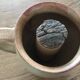 Stoneware pitcher with ice cube compartment vallauris