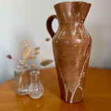 Vase pichet en grès vintage