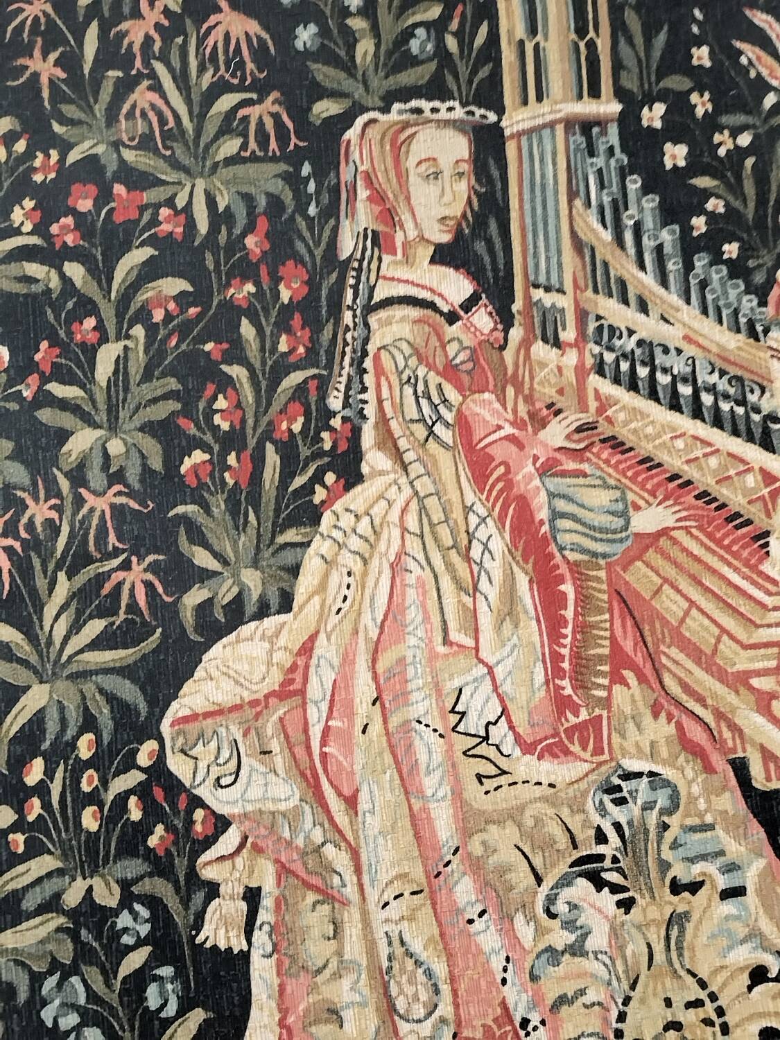 French wall tapestry