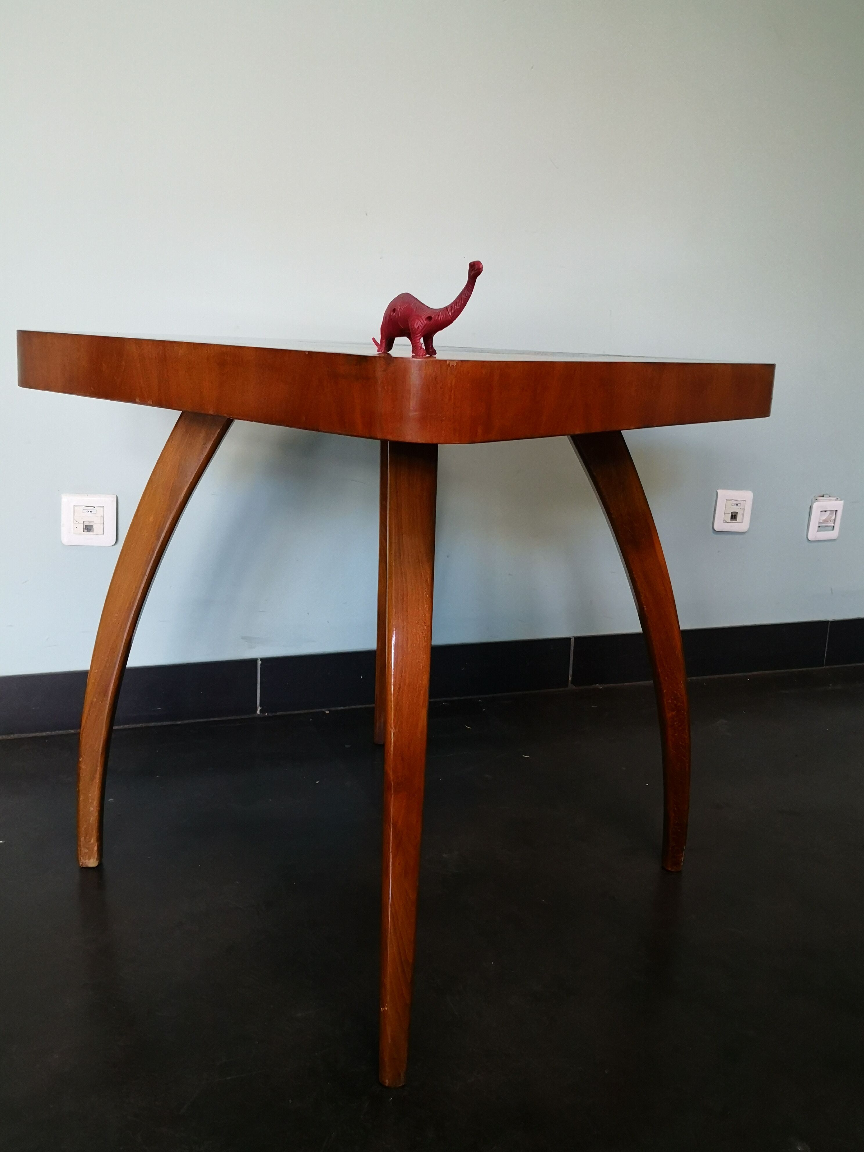 Spider Halabala coffee table, vintage, Czech, art deco