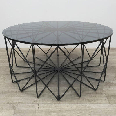Bolia Vitro Ø90 coffee table in glass