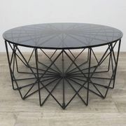 Bolia Vitro Ø90 coffee table in glass