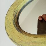 Small antique oval mirror