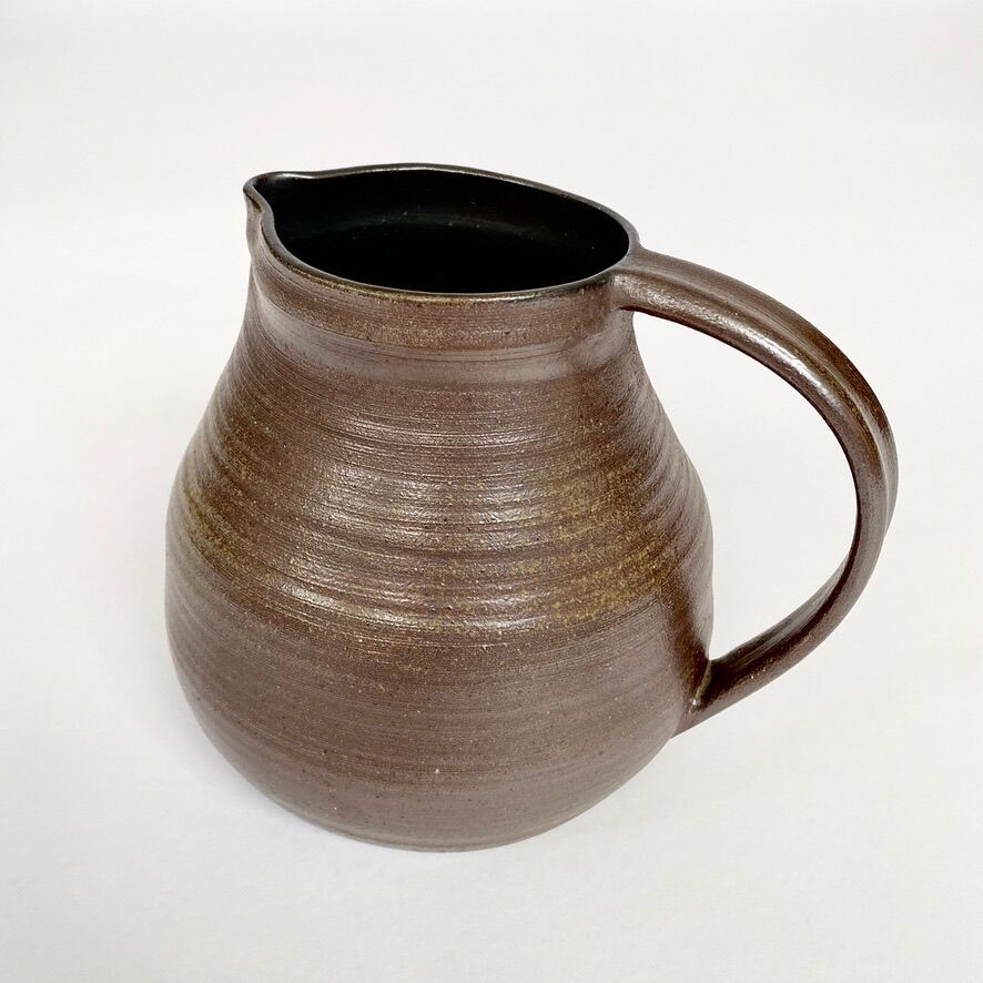 Vintage stoneware jug or vase from the 70s