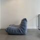 Blue armchair by Michel Ducaroy