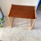 Table basse bois exotique vintage