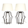 Large "Cage" Lamp Pair in Patinated Bronze - DLG by Jean Royère