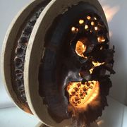 Ceramic wall lamp by Githa Heske
